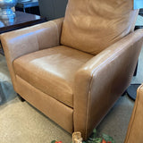 Ballard Designs Layla Leather Pushback RECLINERS 34w34d39h