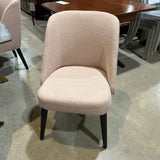 Room & Board Cora Modern Boucle DINING CHAIRS Declan Blush 22w21d34h