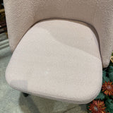 Room & Board Cora Modern Boucle DINING CHAIRS Declan Blush 22w21d34h
