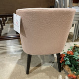 Room & Board Cora Modern Boucle DINING CHAIRS Declan Blush 22w21d34h
