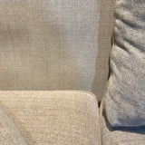 Fabric Skirted Roll-Arm LOVE SEAT 70w40d32h