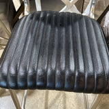Waylen Leather & Iron BAR/COUNTER STOOL 17w22d43h