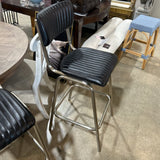 Waylen Leather & Iron BAR/COUNTER STOOL 17w22d43h
