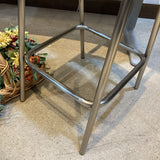 Waylen Leather & Iron BAR/COUNTER STOOL 17w22d43h