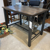 Rustic Rectangular Counter Height DINING TABLE 48w31.5d36h