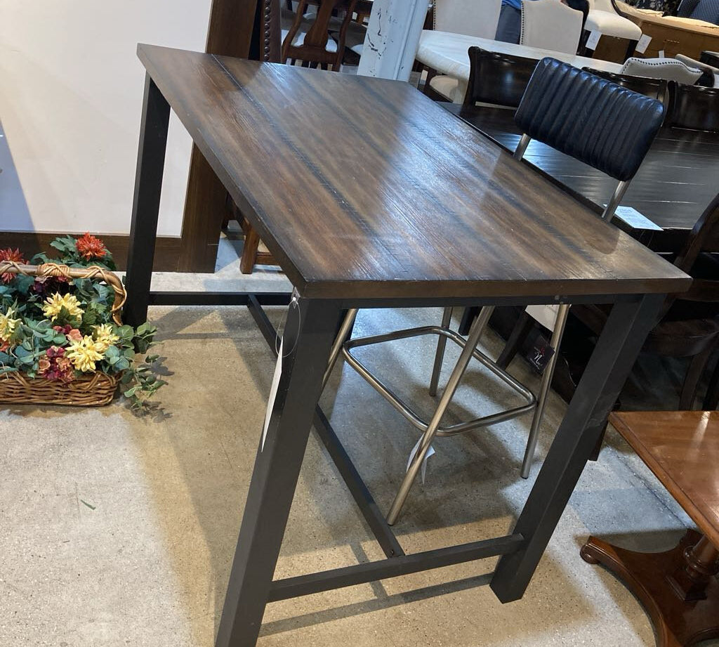 Rustic Rectangular Counter Height DINING TABLE 48w31.5d36h