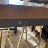 Rustic Rectangular Counter Height DINING TABLE 48w31.5d36h
