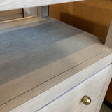 Celine 2-Drawer NIGHTSTAND Light Ash/Gold 21w17d27h