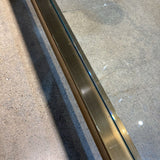 Williams Sonoma Tribeca Glass & Brass COFFEE/COCKTAIL TABLE 52w32d18h