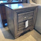 Coaster Kauffman 2-Drawer NIGHTSTAND Washed Taupe 23.5w16.5d27h