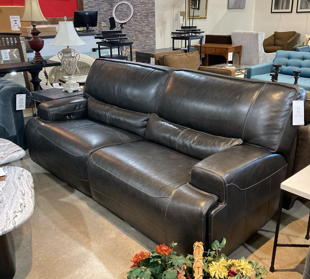 Motion Max Riviera Dual Power Recliner SOFA 90w38d37h