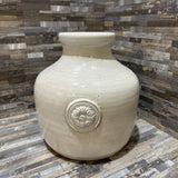 Ceramic Floral Medallion Vase ACCESSORIES 9d10h