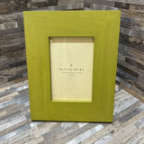 Pottery Barn Musee Wood Photo Frame ACCESSORIES Kiwi Green 4x6