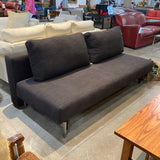 Room & Board Elke Convertible Sleeper w/ Steel Base SOFA Black 78w36d25h