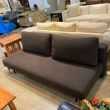 Room & Board Elke Convertible Sleeper w/ Steel Base SOFA Black 78w36d25h