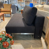 Room & Board Elke Convertible Sleeper w/ Steel Base SOFA Black 78w36d25h