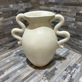 Ferm Living Verso Table Vase ACCESSORIES Cream 11w7d10.5h