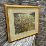 Ornate Framed Garden In Eragny By Camille Pissaro ART WORK 31x27
