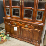 Traditional Cherry China Cabinet FURNITURE 72w17d79.5h
