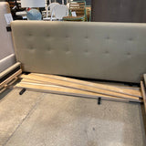 Crate & Barrel Tate Upholstered King BEDS 82w88d37h