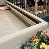Crate & Barrel Tate Upholstered King BEDS 82w88d37h