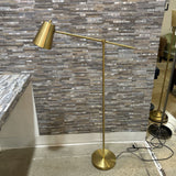 Adjustable Cantilever Brass Lamp FLOOR LAMP 10d56h