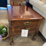 Mersman Vintage Queen Anne Solid Cherry 1-Drawer END/SIDE TABLE 21w27d22h
