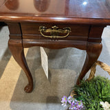 Mersman Queen Anne Solid Cherry Drop Leaf END/SIDE TABLE 18w27d22h
