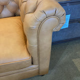 Poly & Bark Lyon Leather SOFA Oscuro Brown 87.5w34d31h