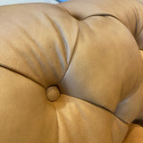 Poly & Bark Lyon Leather SOFA Oscuro Brown 87.5w34d31h