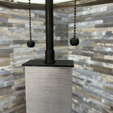 Industrial Mission Style Tall Lamp TABLE LAMP 17w17d35h