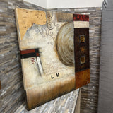 Abstract Textured Canvas ART WORK 32x32