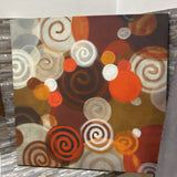 Abstract Swirls On Canvas ART WORK 35x35