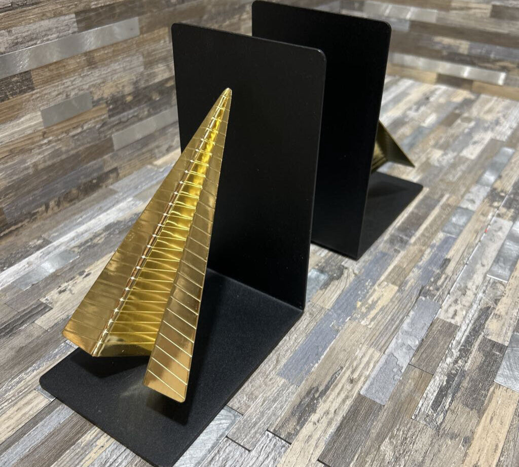 2pc Set Airplane Bookends ACCESSORIES 5w4d7h