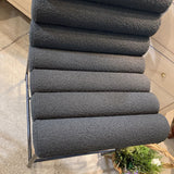 Denver Modern Vail Counter BAR/COUNTER STOOL Charcoal Boucle/Oak 19.5w22.5d33.5h
