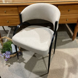 Arteriors Home Bahati CHAIR Linen 21.5w20.5d31.5h