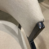 Arteriors Home Bahati CHAIR Linen 21.5w20.5d31.5h