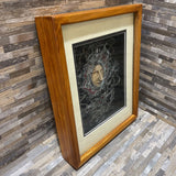 Theda Skeeter Aschinger Mixed Media Sculptural Art in Shadow Box ART WORK 12Wx2.5Dx15H