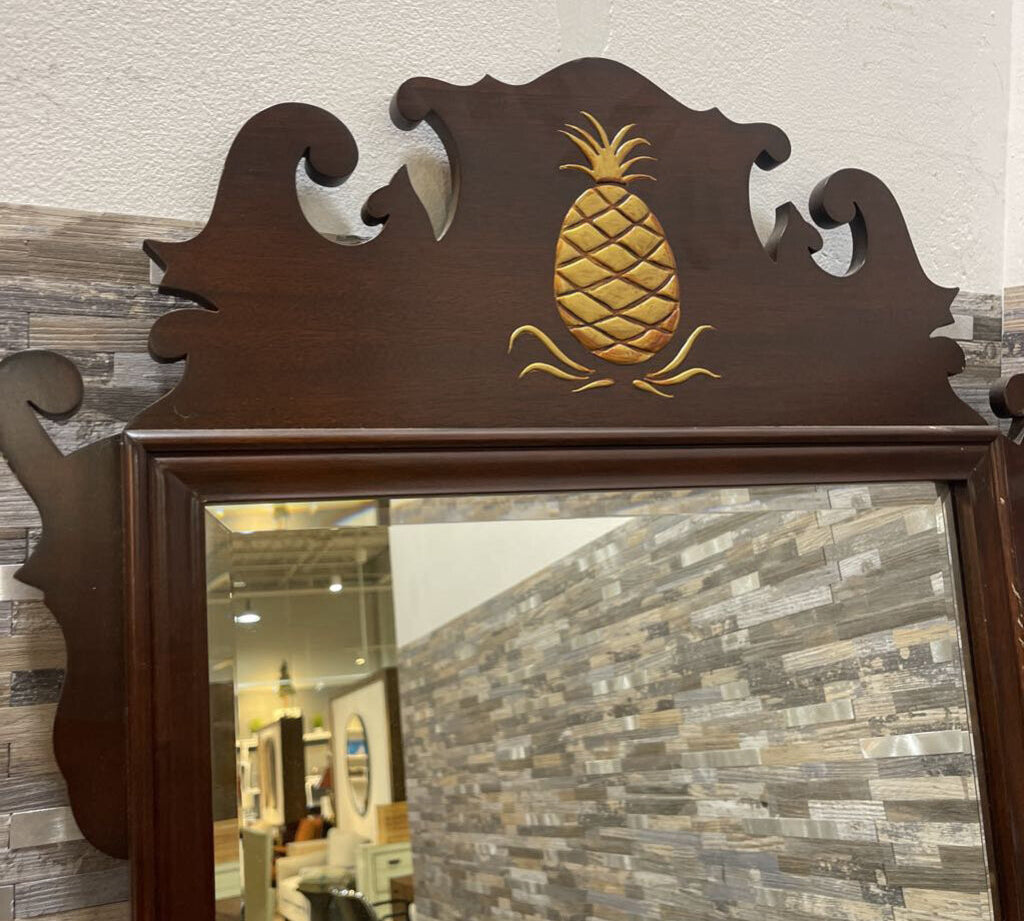 Colonial Traditions Chippendale Style Mahogany w/ Pineapple Design MIRRORS 22Wx39H