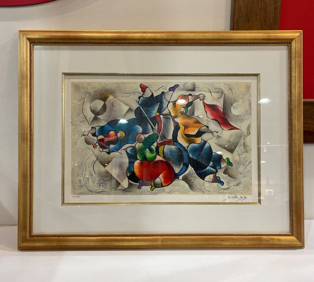 David Schluss "Rhapsody" Signed & Numbered 160/350 Serigraph ART WORK 34Wx26H