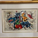 David Schluss "Rhapsody" Signed & Numbered 160/350 Serigraph ART WORK 34Wx26H