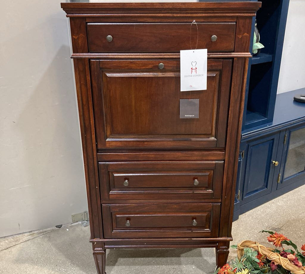 Dark Wood Wadsworth SECRETARY 28Wx14Dx52H