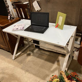 Modern Glass Top Computer Desk DESKS 47w23.5d29h