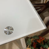 Modern Glass Top Computer Desk DESKS 47w23.5d29h