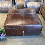 Moe's Home Collection Stamford Leather Square OTTOMANS 34w34d16h
