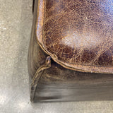 Moe's Home Collection Stamford Leather Square OTTOMANS 34w34d16h