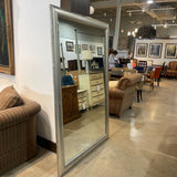 Muted Silver Framed Wall or Leaner MIRRORS 72Wx48H