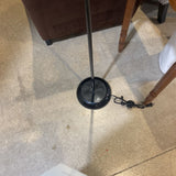 Slender Vinyl Shade Torchier FLOOR LAMP 10Wx71H