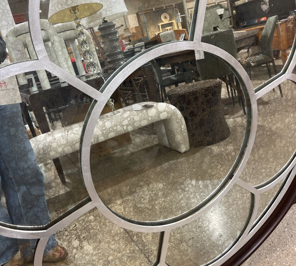 Ballard Designs Portofino Aged Glass Round MIRRORS 50"