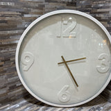 CB2 Mello Wall Clock ACCESSORIES White 24d